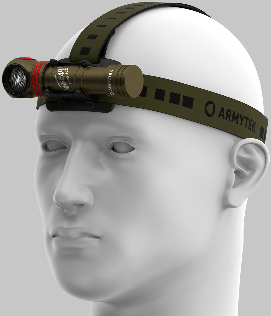 

Фонарь Armytek Elf C2 USB-C Победа (белый)