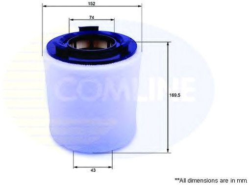 

Воздушный фильтр Comline EAF764