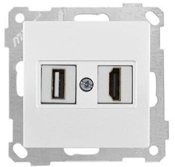 

Розетка HDMI Mutlusan 2100-459-0101 (белый)