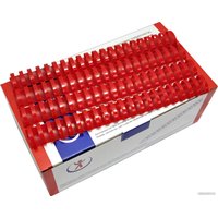 Пластиковая пружина для переплета РеалИСТ Пластик 45 мм (красный)