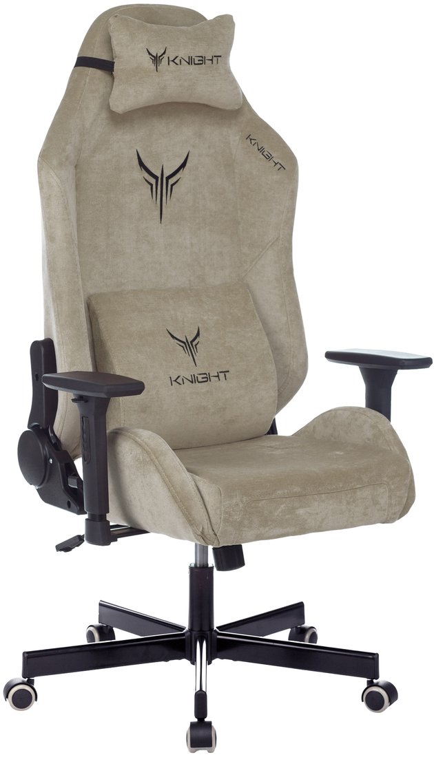 

Игровое (геймерское) кресло Knight N1 Fabric Light-21 (бежевый)