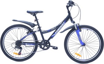 Велосипед Favorit Space 24 V (черный/синий, 2019)