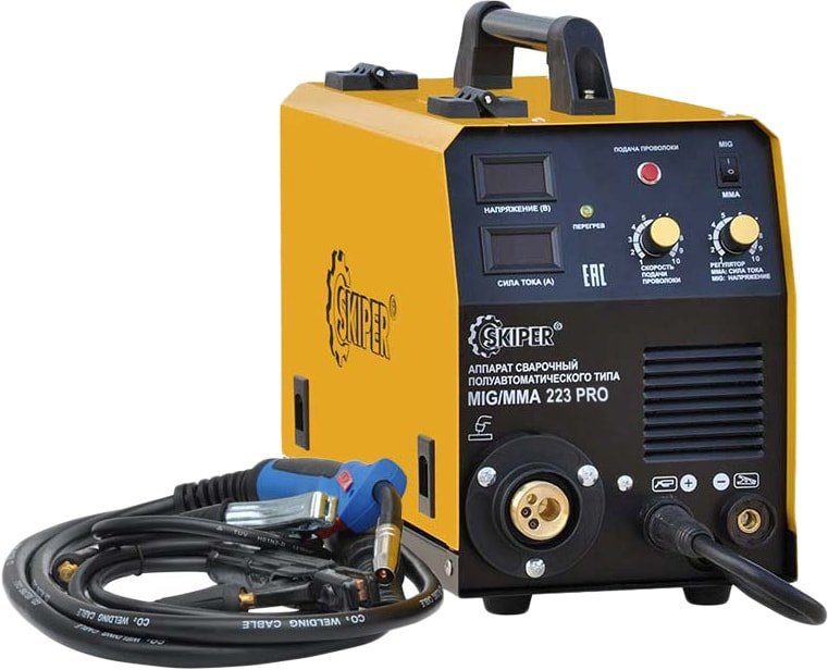 

Сварочный инвертор Skiper MIG/MMA-223 PRO