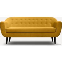 Диван Divan Роттердам-3 Velvet Yellow 85423 (желтый)