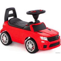 Каталка Полесье SuperCar №6 со звуковым сигналом 84590 (красный)
