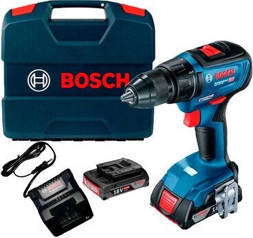 Ударная дрель-шуруповерт Bosch GSB 18V-50 Professional 06019H5100 (с 2-мя АКБ, кейс)