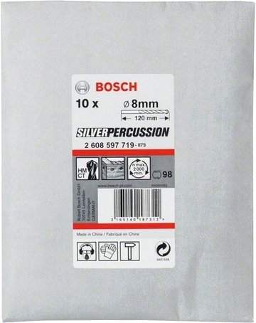 

Набор оснастки для электроинструмента Bosch 2608597719 (10 предметов)