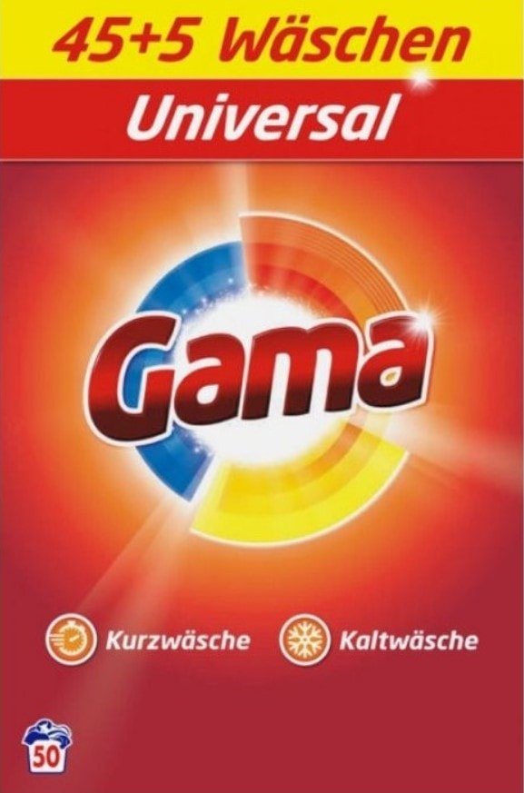 

Стиральный порошок Gama Универсальный 3.25 кг