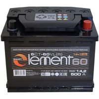 Автомобильный аккумулятор Smart Element 6СТ-60 Евро R+ (60 А·ч)