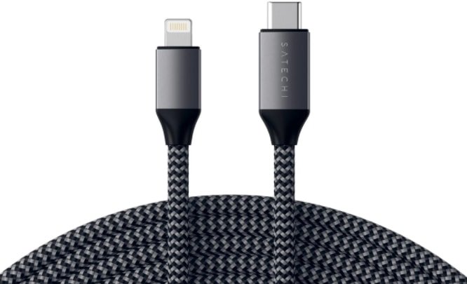 

Кабель Satechi USB-C to Lightning MFI ST-TCL18M