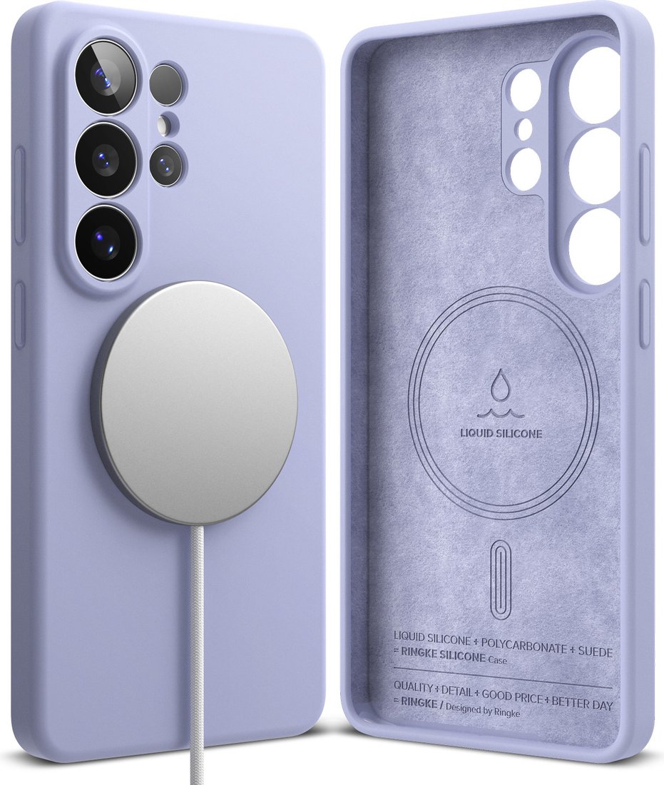 

Чехол для телефона Ringke Silicone Magnetic для Galaxy S26 Ultra (Lavender)
