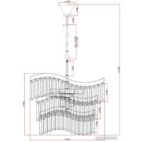 Подвесная люстра Moderli Wave V10773-8P