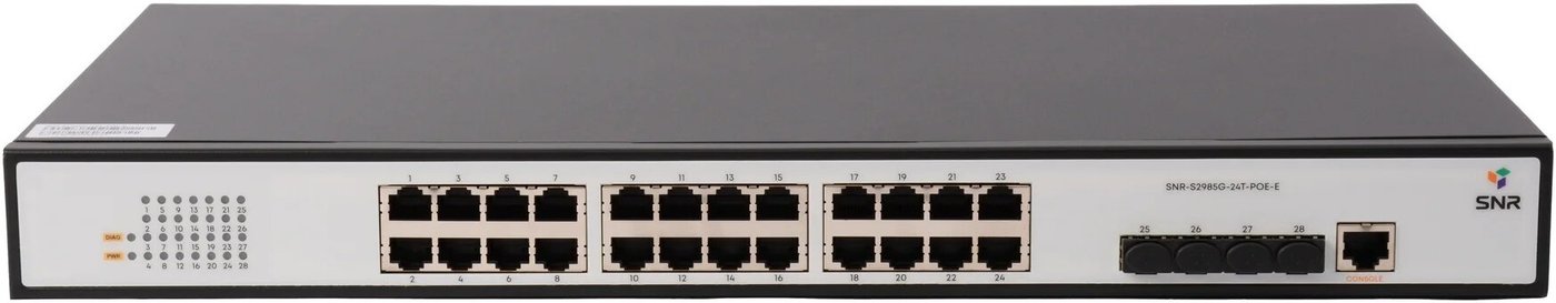 

Управляемый коммутатор 2-го уровня SNR SNR-S2985G-24T-POE-E