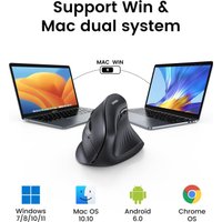 Вертикальная мышь Ugreen MU008 25444 (черный)