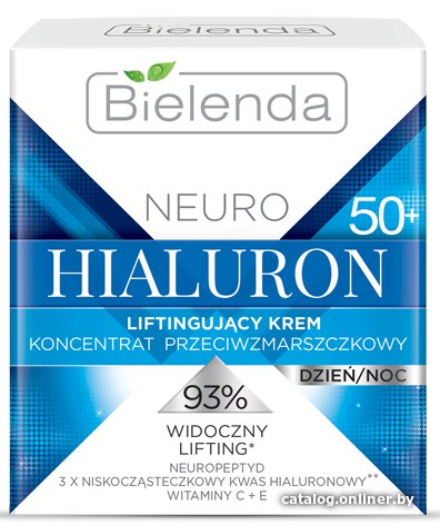 Bielenda Neuro Hialuron подтягивающий концентрат 50+ день/ночь 50 мл