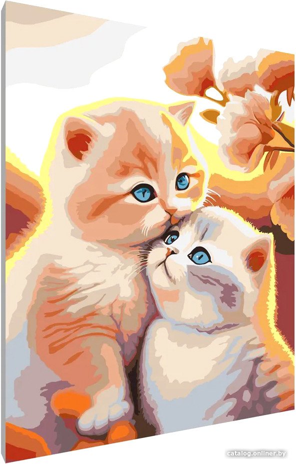 Картина по номерам PaintLine Пара котят 2037679778686
