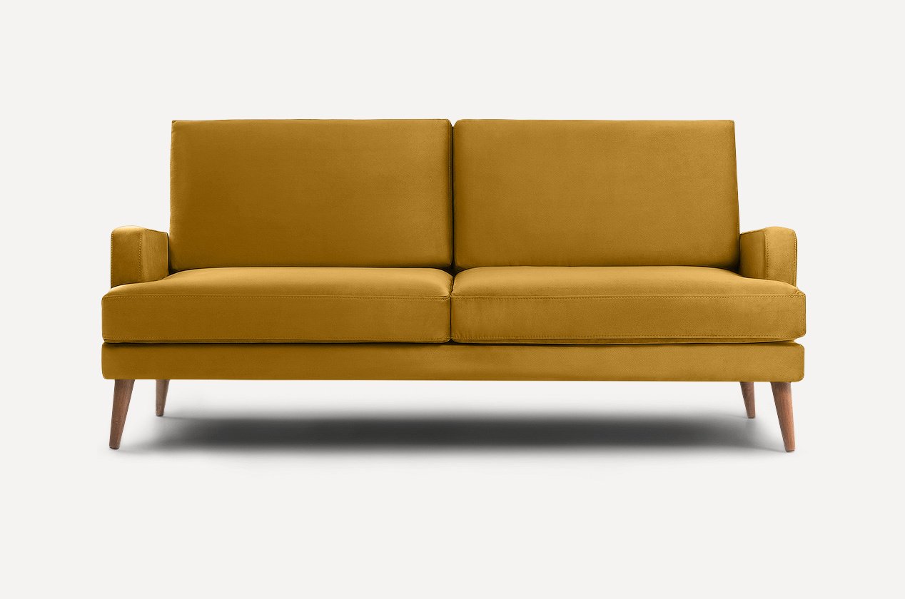 

Диван Divan Хевит Velvet Yellow 259712 (желтый)