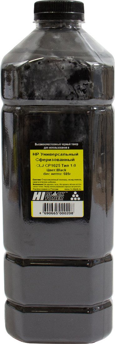 

Тонер Hi-Black Универсальный для HP CLJ CP1025 Тип 1.0 (черный) 585 г