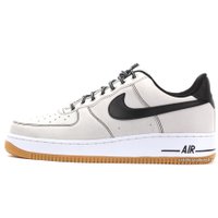 Кроссовки Nike Air Force 1 серый-чёрный (488298-068)