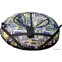 Тюбинг Emi Filini Design Lux 120 см (зеленый/граффити)