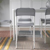 Стул Ikea Адде 102.259.28 (серый)