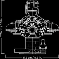Конструктор LEGO Marvel 76327 Бюст Железного Человека MK4