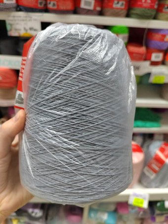 Пряжа для вязания Гронитекс На бобине 771 500 г 2500 м (серый)