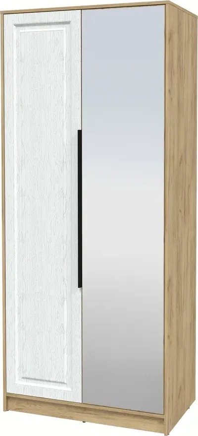 

Шкаф распашной Интерлиния Концепт КТ-Ш2з Деко (дуб золотой/дуб полярный)