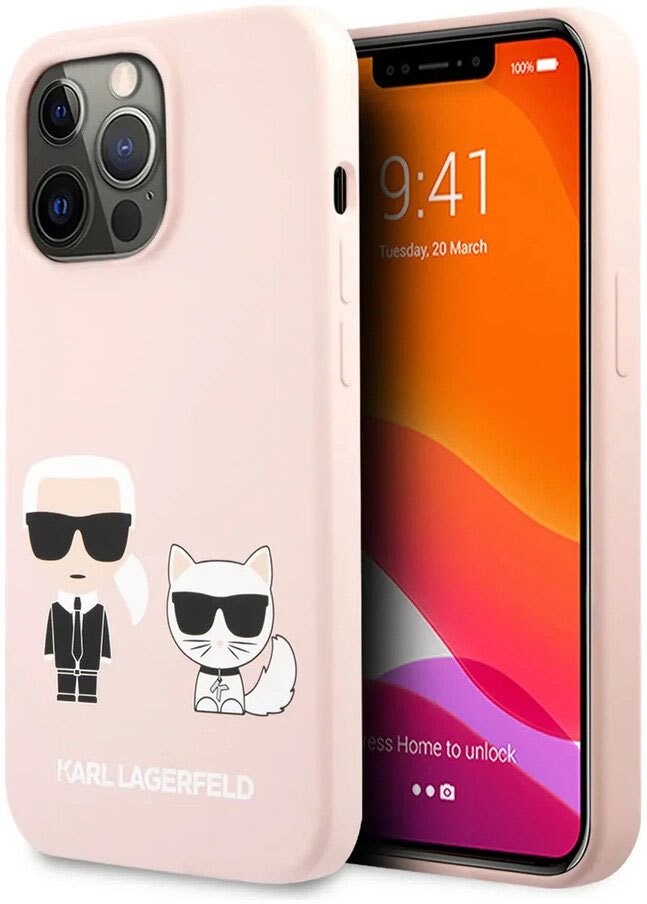 

Чехол для телефона CG Mobile Karl Lagerfeld для iPhone 13 Pro KLHCP13LSSKCI