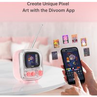 Беспроводная колонка Divoom Tiivoo 2 (розовый)