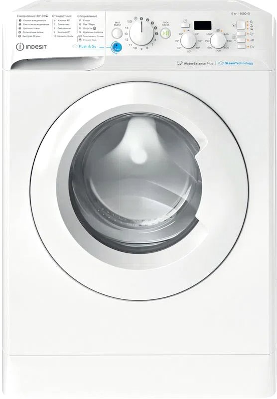 

Стиральная машина Indesit BWSD 61051 WWV RU