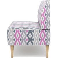 Диван MONOFIX Одос Принт 2-хместный (абстракция фиолетовый/микровелюр)