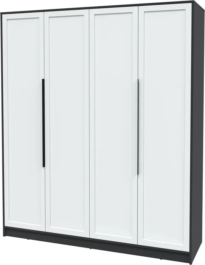 

Шкаф распашной Интерлиния Концепт Тренд КТ-Ш4 (антрацит/белый)