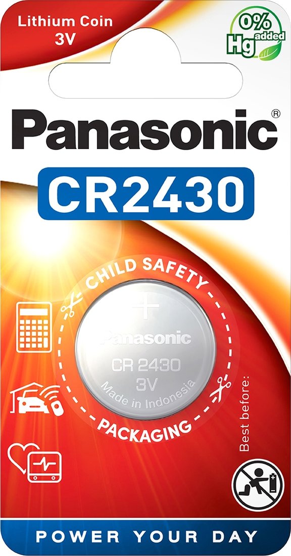 

Батарейка Panasonic CR2430 CR-2430EL/1B