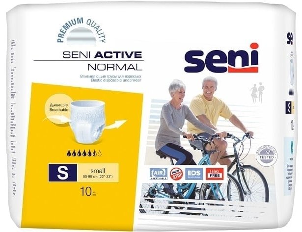 

Трусы-подгузники для взрослых Seni Active Normal S (10 шт)