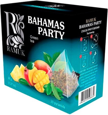 

Зеленый чай Ramuk Bahamas Party - Багамская вечеринка 20 шт
