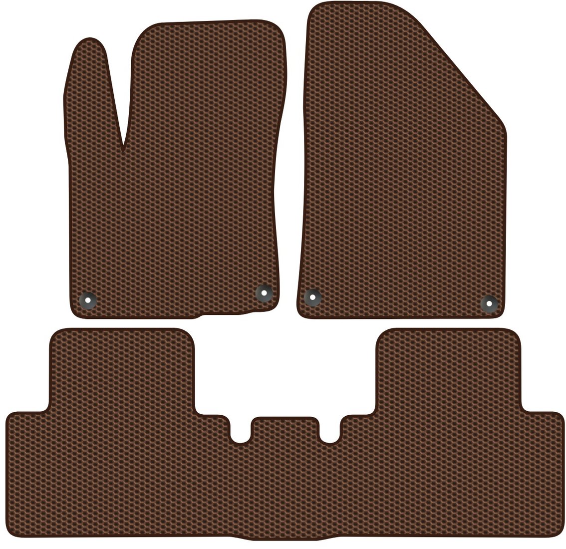 

Комплект ковриков для авто Alicosta Geely Belgee X50 I (suv) 2023 - Н.В. (коричневый, сота)