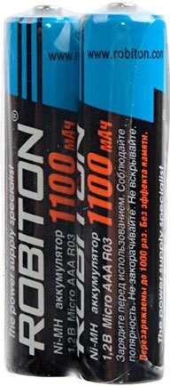 

Аккумулятор Robiton AAA 1000 mAh 2 шт
