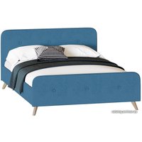 Кровать Мебельград Сиерра с подъемным ортопедическим основанием 140x200 (аура голубой)