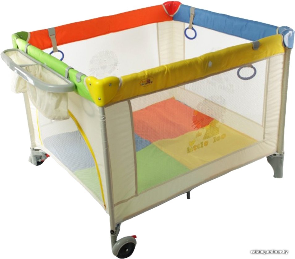 Игровой манеж ForKiddy Quadro plus (маленький лев, бежевый)