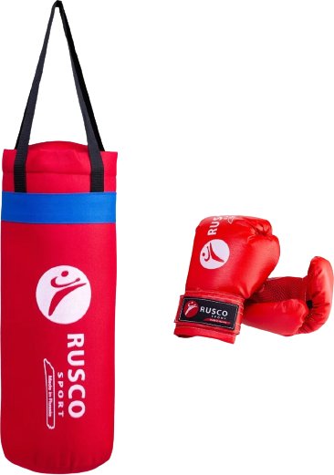 

Детский набор для бокса Rusco Sport 6oz (красный)
