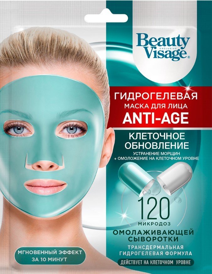 

Фитокосметик Маска для лица гидрогелевая Beauty Visage Anti-age (38 г)