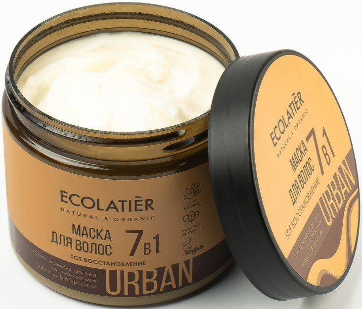 

Маска Ecolatier Urban SOS восстановление 7 в 1 какао и жожоба 380 мл