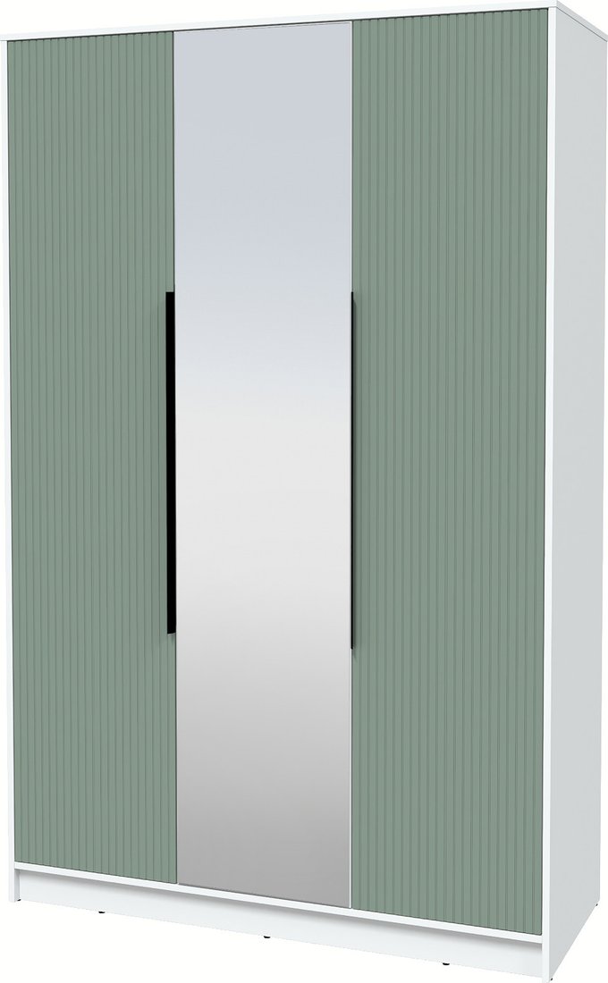 

Шкаф распашной Интерлиния Концепт Лайн КТ-Ш3з (белый платинум/мята)