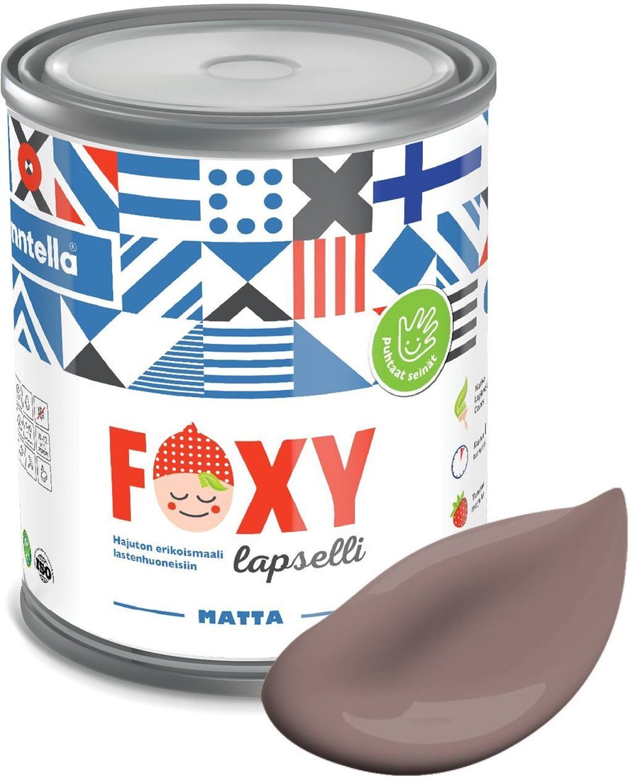 

Краска Finntella Foxy Lapselli Matte Harrastus F-50-1-1-FL234 0.9 л (коричневый)