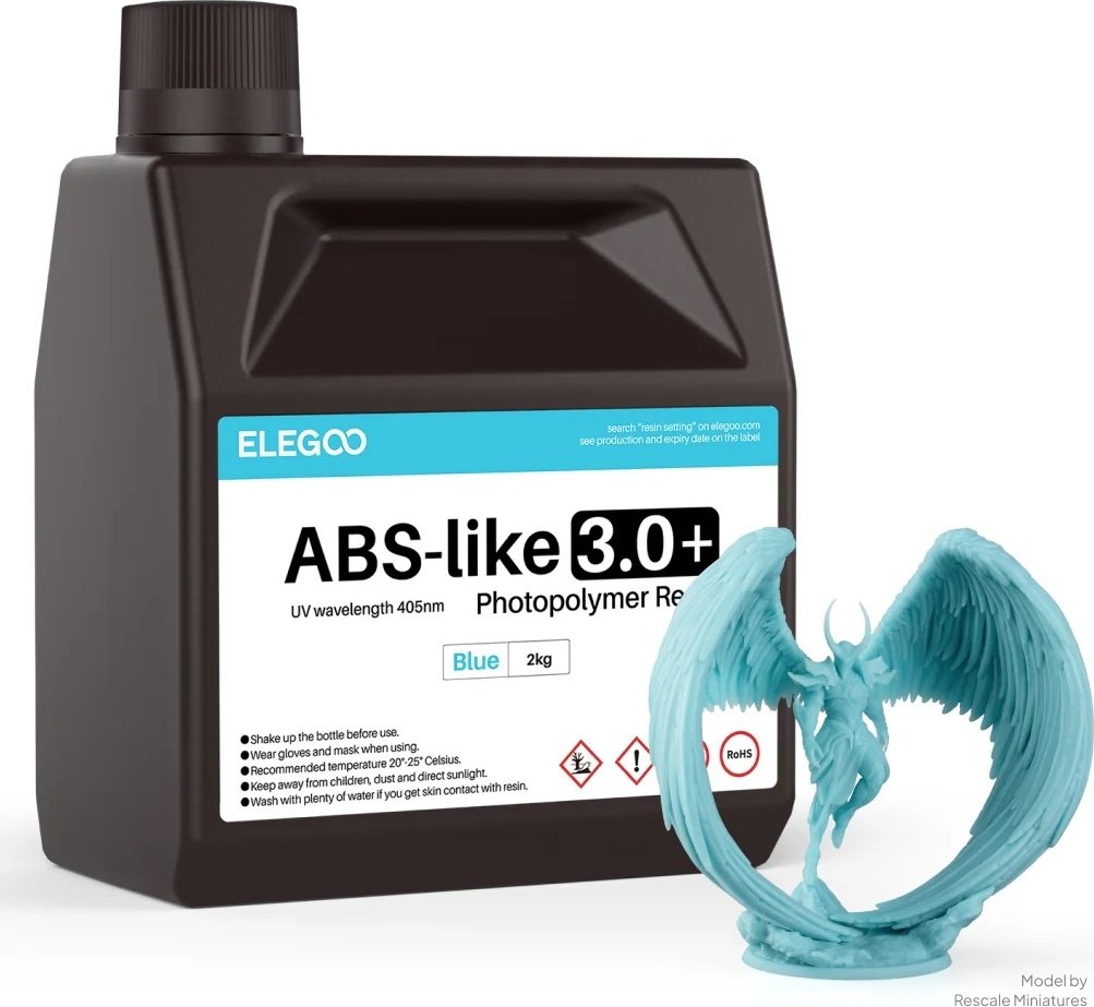 

Фотополимер Elegoo ABSlike V3.0+ 2кг (синий)