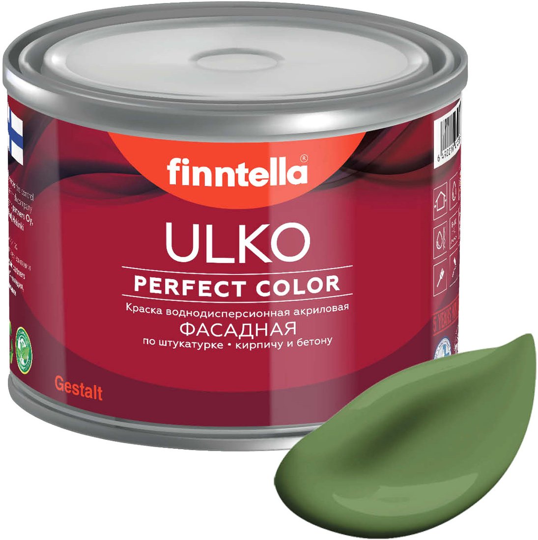 

Краска Finntella Ulko Vihrea F-05-1-9-FL025 9 л (зеленый)
