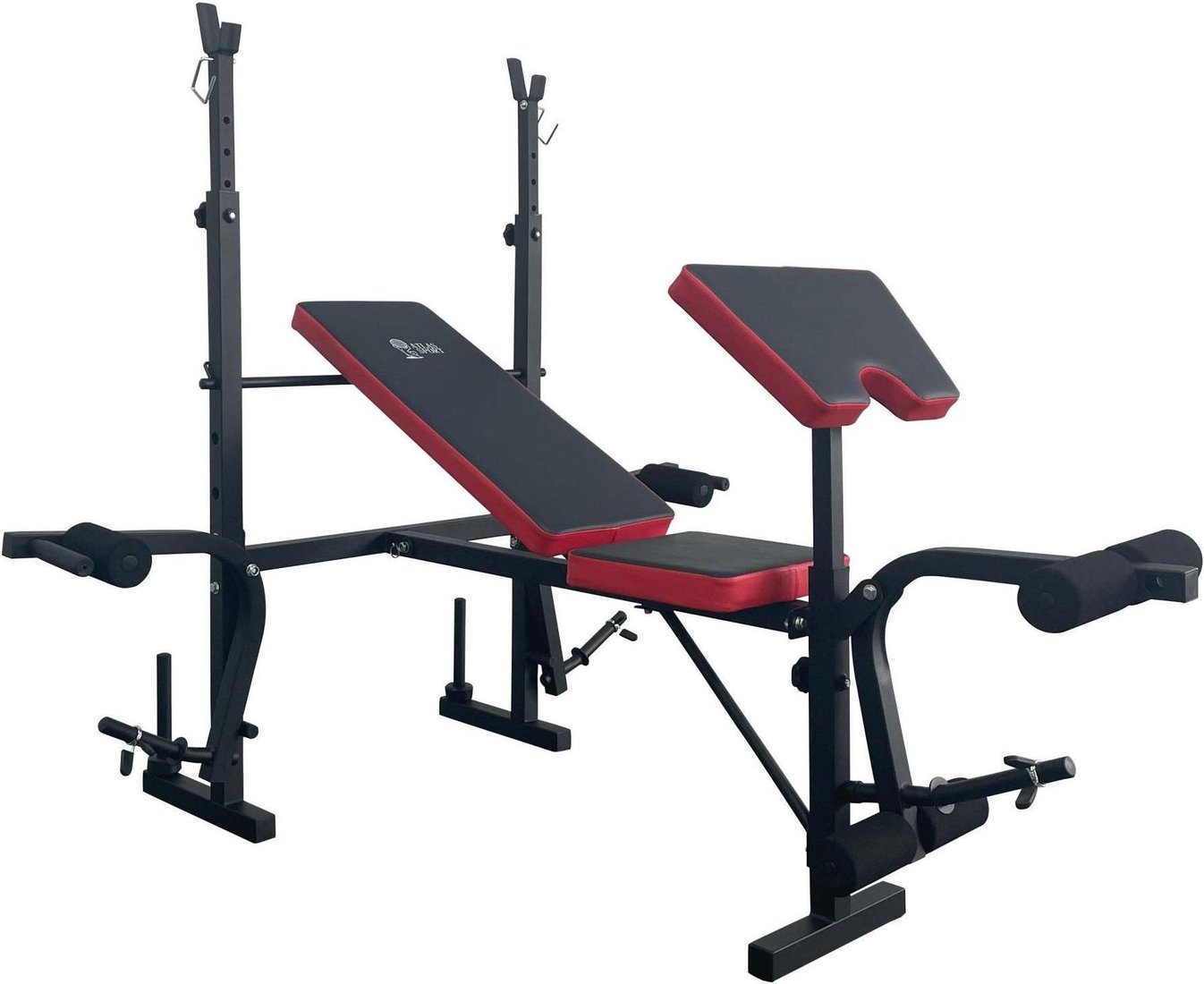 Скамья для жима штанги Atlas Sport 1070 (черный/красный)