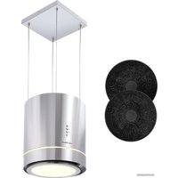 Кухонная вытяжка Klarstein Tron Ambience Island (серебристый)