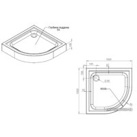 Душевой поддон AM.PM Gem W90T-401-100W